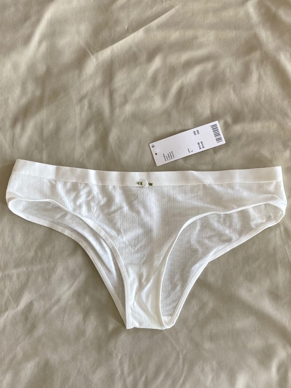 Urban Outfitters Pointelle Cheeky Bikini Brief, NWT, Size Large